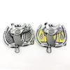 Western Cowboy Zinc Alloy Saddle Belt Buckle - Large, Fashionable, Smooth, Unique Design