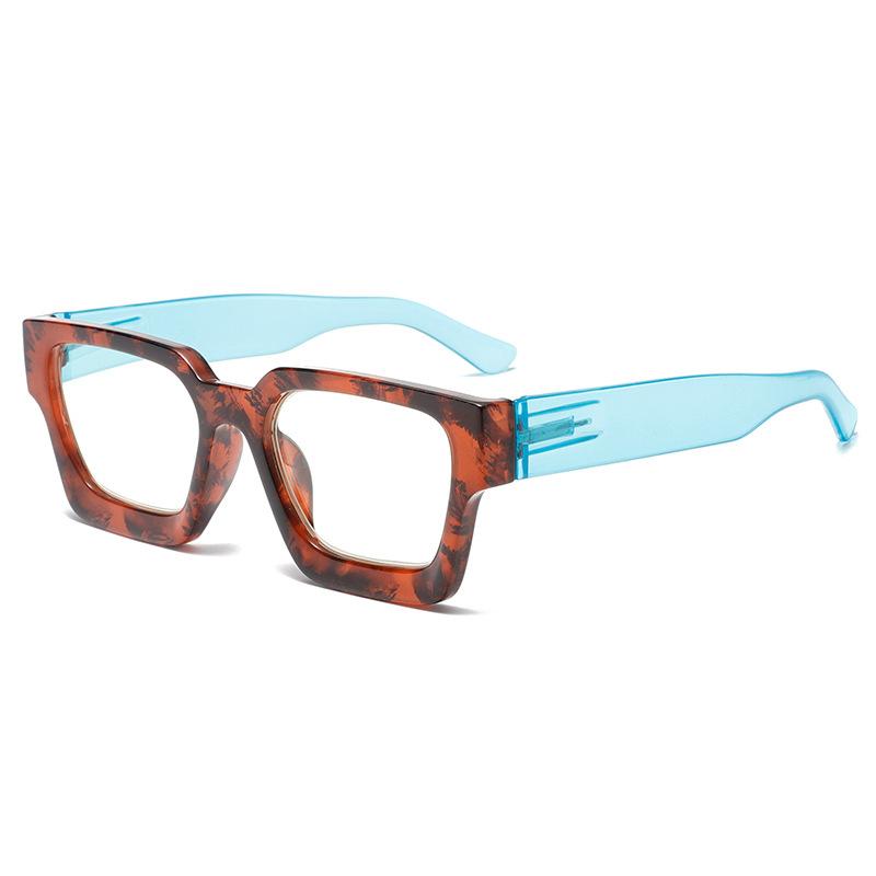 

Более толстая оправа для мужчин и женщин, очки для близорукости, анти-синий луч, компьютерные очки, модные женские квадратные очки для чтения по рецепту -500