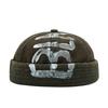 Letter Printing Docker Cap Without Visor Adjustable Brimless Caps Vintage Beanie Hat Retro Cotton Street Cool New Style Hip Hop