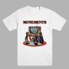NEW MOVEMENTS Band Collection White All Size T-Shirt BL2118 Unisex T-Shirt
