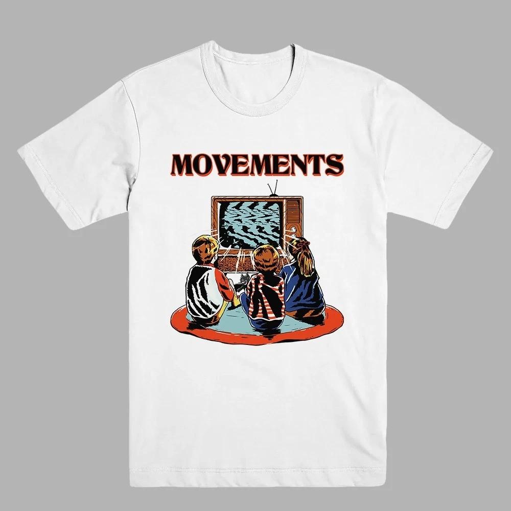 NEW MOVEMENTS Band Collection White All Size T-Shirt BL2118 Unisex T-Shirt XXL