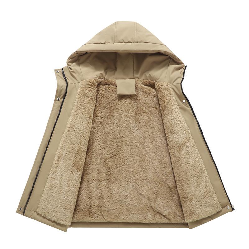 Women's Winter Down Cotton-padded Jacket Fleece Short Parkas Loose Hooded Outerwear Lady Casual Thicken Windproof Coats