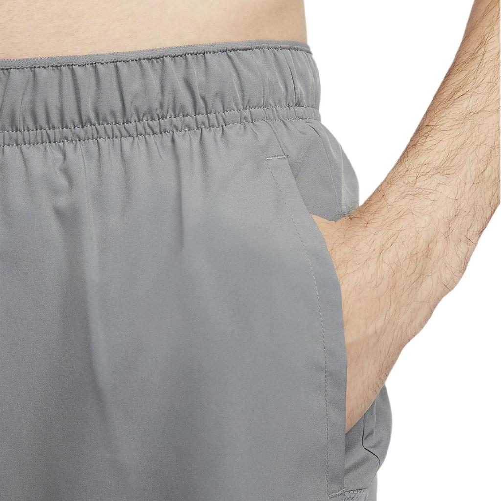 Nike Solid Color Brand Logo High Waist Drawstring Shorts Men Shorts Silver DV9364-084