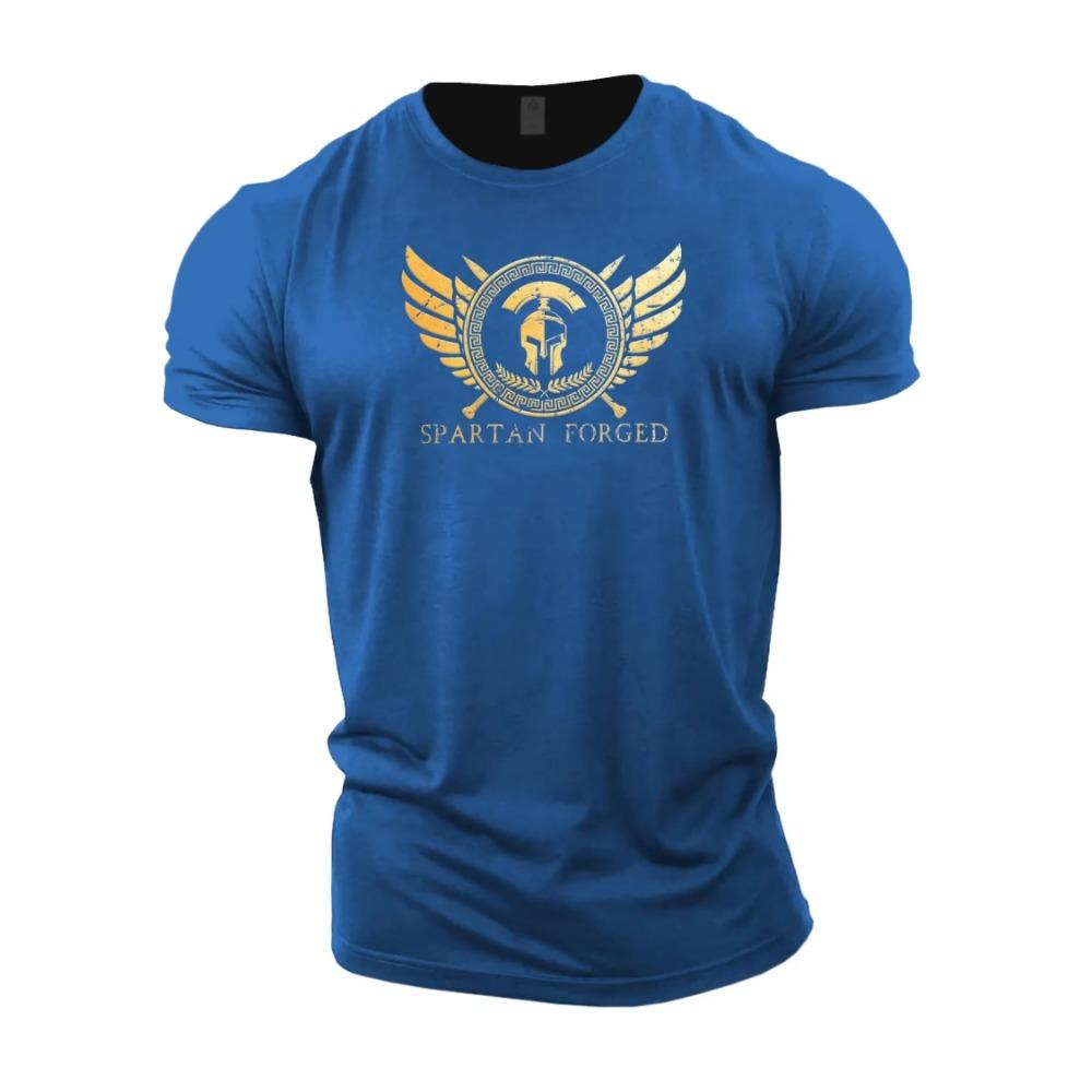 Cotton Fashion Printed Men's T-Shirt Harajuku Street Top Fitness Sportswear Elastic Breathable Oversized Shirt Men's Clothing