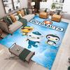 3D The-Octonauts cartoon printed carpet Living room bedroom non-slip carpets Yoga mat Outdoor carpet kawaii rug birthday gift
