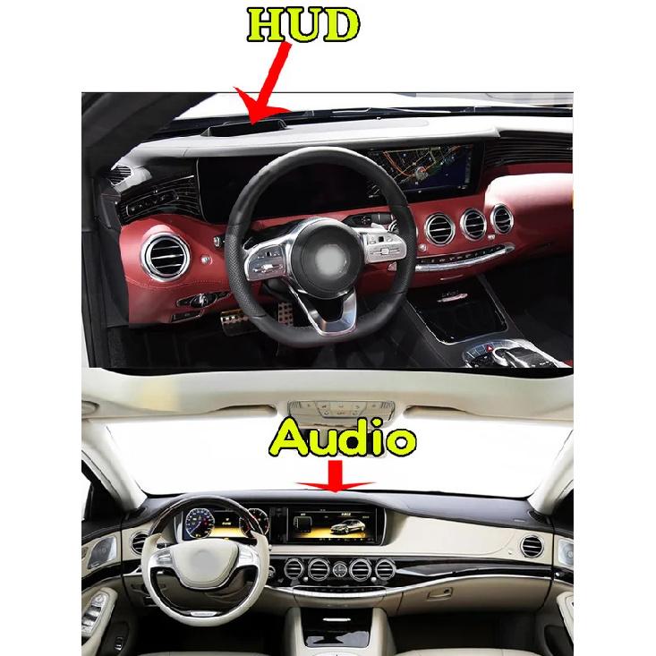 For Mercedes-Benz S-Class S 2014- W222 S600 Dashmat Dashboard Cover Trument Panel Sunscreen Pad Dash Mat Ornaments