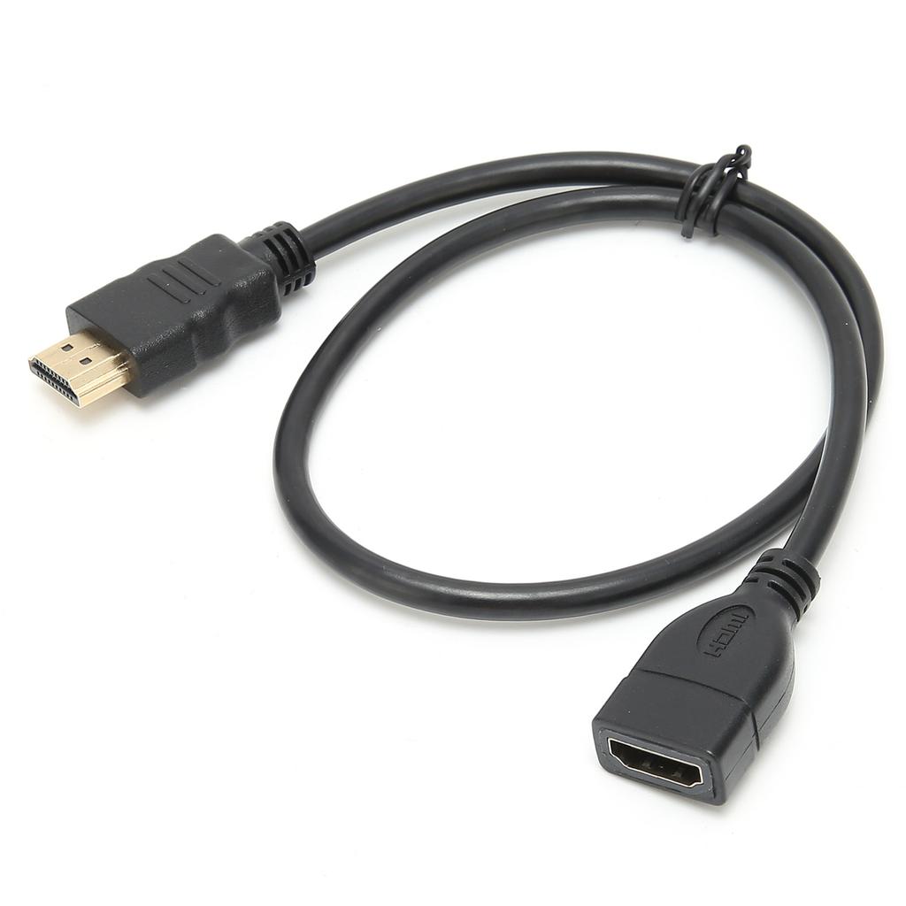50cm Male to Female Extension Cable HD Multimedia Interface Audio Converter Cable