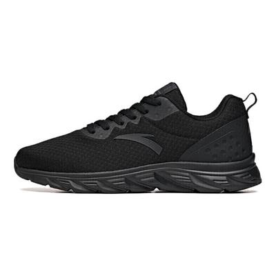 Retro Trendy Versatile Simple Shock Absorbing Wear Resistant Low Top Running Shoes Men Sneakers Black 912445522-7
