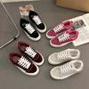 Men Women Vulcanization Casual Shoes Canvas Low Cut Lace-Up Leisure Flats Comfortable Sneakers