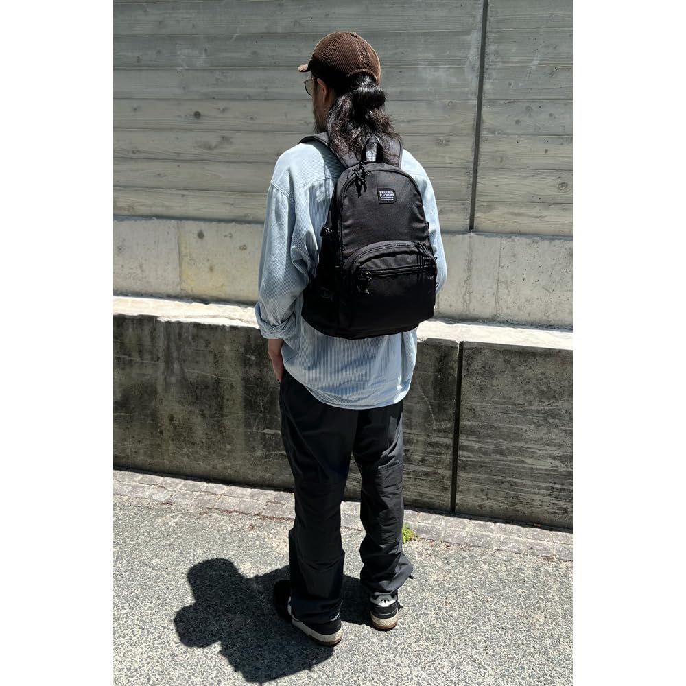 FREDRIK PACKERS DAY PACK TIPI BALLISTIC Schwarz Einheitsgröße Rucksack Hergestellt aus ballistischem Nylon, Wickeltasche für Herren