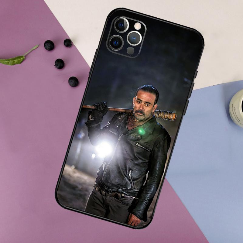 Negan The Walking Dead Phone Case For iPhone 16 15 14 13 11 12 17 Pro Max Mini 15 16 Plus 16e 17 Air Bumper Cover