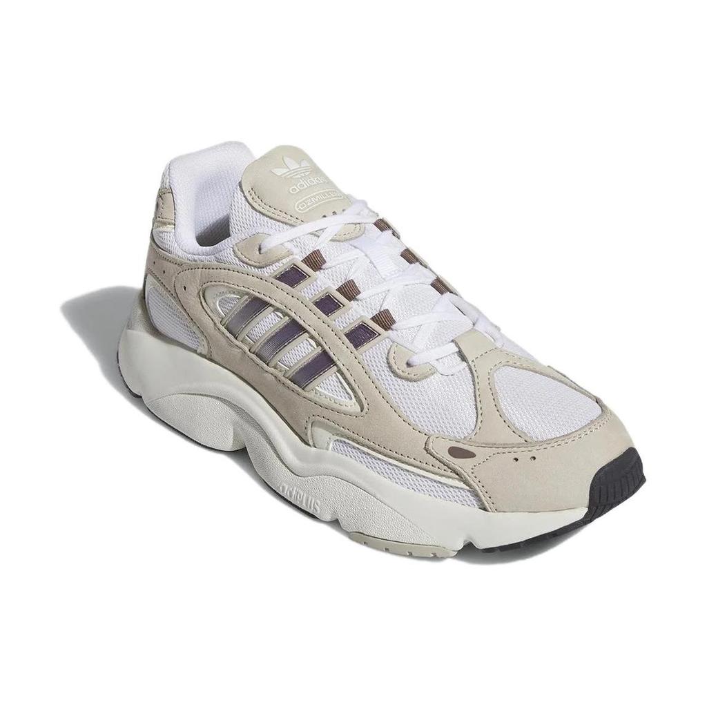 Adidas Originals Ozmillen Comfortable Fabric Shock Absorption Durable Low-Top Casual Running Shoes Unisex Sneakers White Gray IF6893