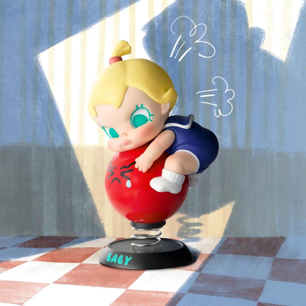 POP MART Baby Molly My Huggable Discovery Series Figures, 1 Pcs Blind Box Figures, Home Decorations, Holiday Birthday Gifts