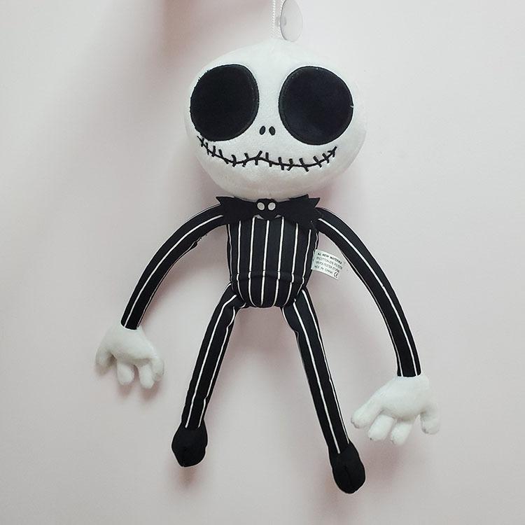 8 Style Cartoon Anime Skellington Dog Plush Toy Anime Cartoon JACK Bone Skeleton Skull Cosplay Santa Claus Soft Stuffed Toy Gift