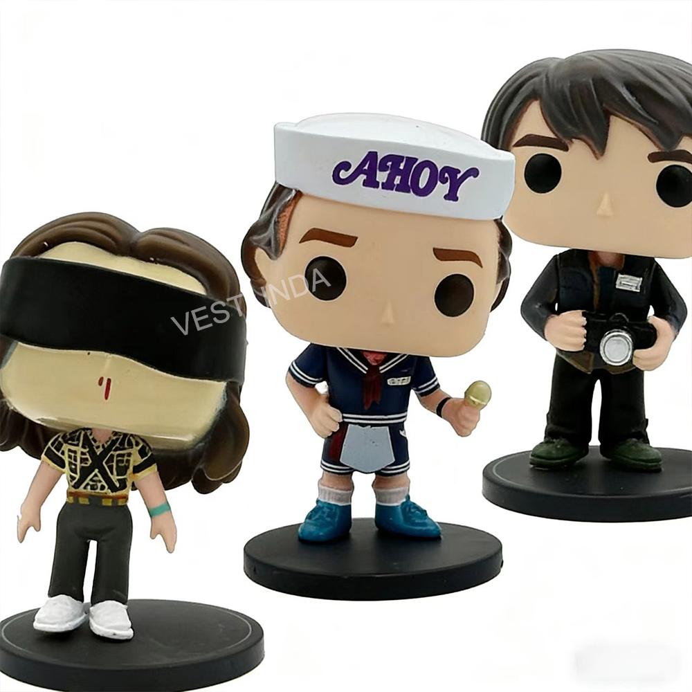2026 Unfamiliar Worlds Figures Collector - Eleven/Max/Steve/Sailor Style Character Polyvinyl Chloride Material Miniatures (10cm) | Collector-Worthy