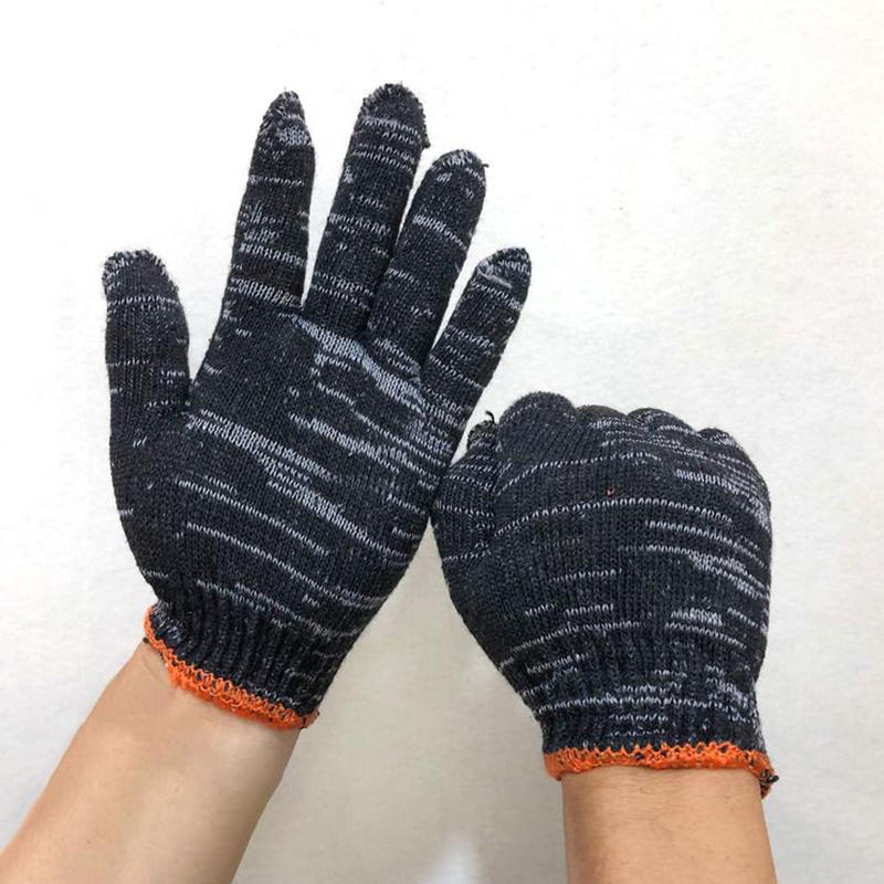 24 Pairs of Unisex Durable Fabric Work Gloves with Non-Slip Grip for Gardening and Construction