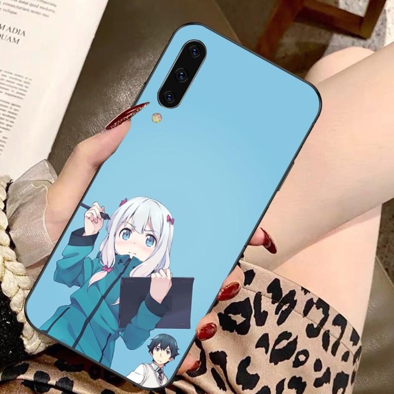 Eromanga Sensei Manga Anime Phone Case For Samsung A91 A81 A73 A72 A71 A30S A20 A12 A13 A52 A53 4G 5G Soft Black Phone Cover