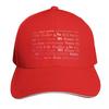 Hello in Multiple Languages Baseball Cap Trucker Hat Funny hats sailor cap for Unisex F Womens Hats Unisexs