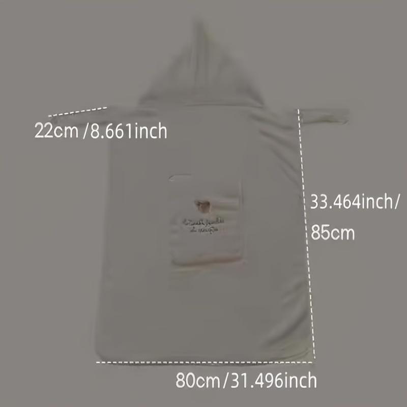 1 Stück niedliche und warme Kuscheldecke mit Bärenmotiv – weich und wärmend für entspannende Stunden zu Hause in Khaki/Beige, perfekt für Herbst und Winter