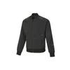 Herren Sportlich Stilvoll Einfarbige Logo Minimalistische Jacke Schwarz H40231