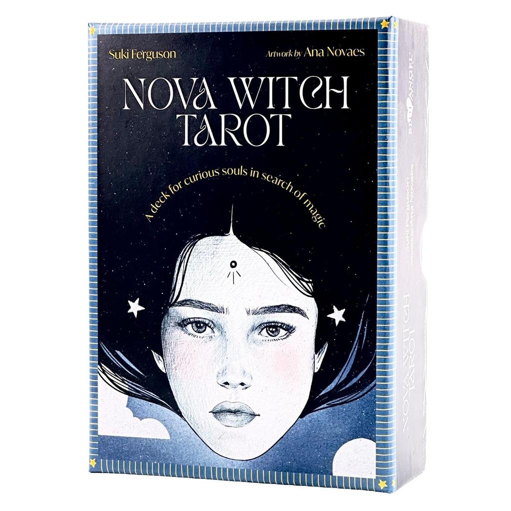 I.I.J Nova Witch Tarot 78-card Deck for Tarot Readings, Includes Japanese Instruction Manual, Authentic Product
