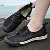 Men's Summer Mesh Non-Slip Outdoor Sports Shoes - Breathable, Wear-Resistant, Large Size Hiking & Travel Sneakers.