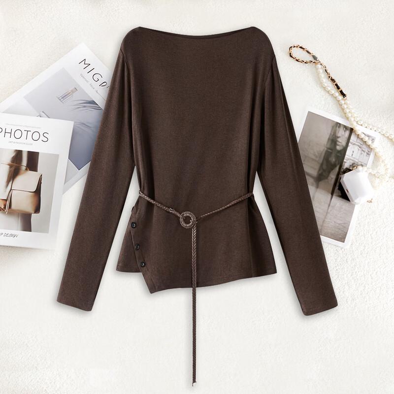 

Women s Solid Long-Sleeve T-Shirt S