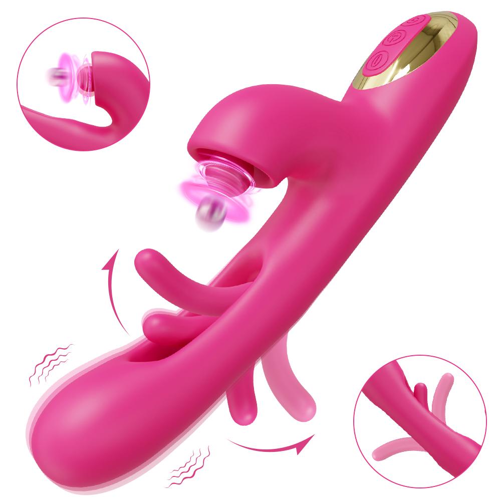 Powerful Tapping Flapping G Spot Vibrator Clit Clitoris Stimulator Massager 3 Motors Dildo Sex Toys For Women Adult Products 18+