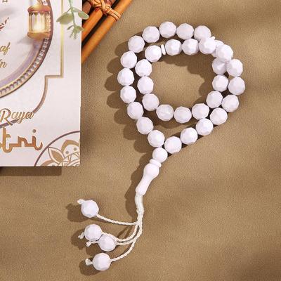 Acryl 33 Perlen Tasbeeh - Klassische Muslimische Gebetsperlen