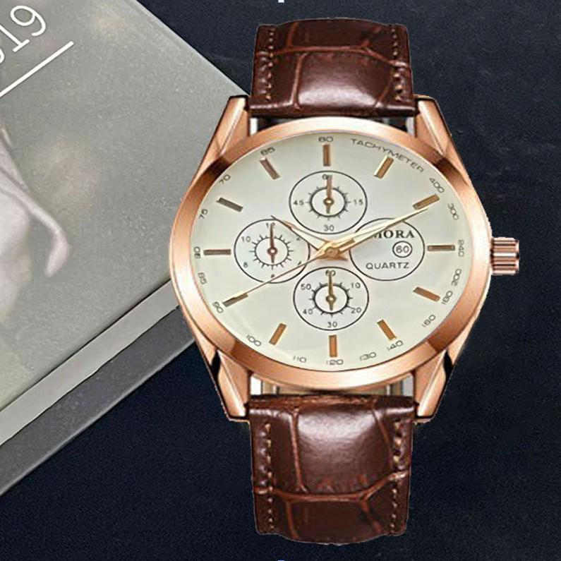 Men's High-End Six-Hand Quartz Watch for Cross-Border Business