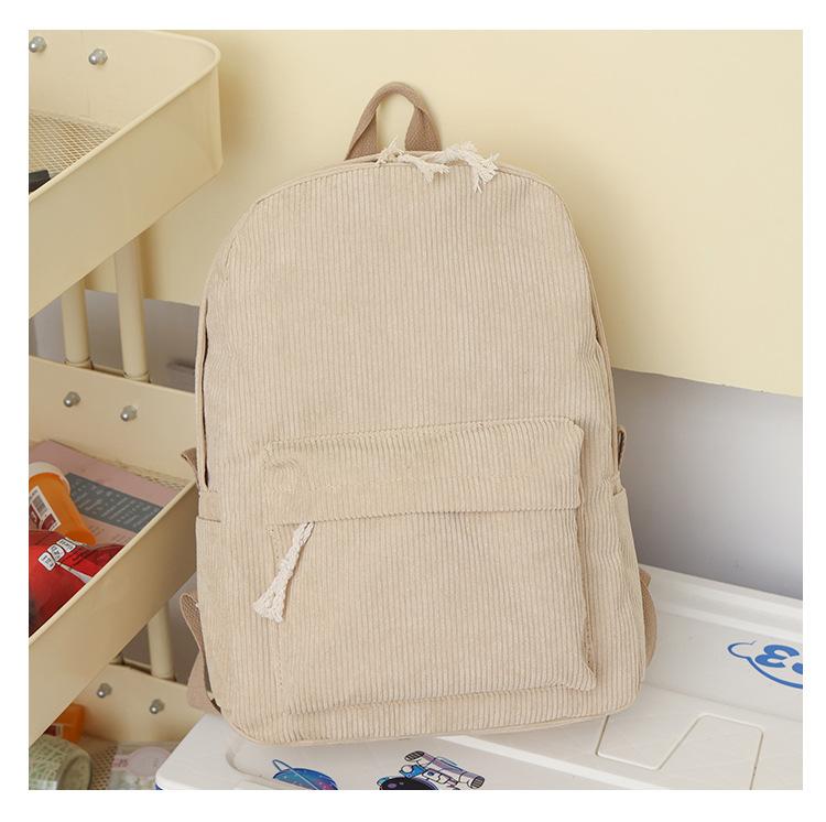 

Мягкий рюкзак для кампуса, студенческий стиль для старшеклассников, персонализированный бархатный школьный рюкзак для девочки, однотонный дорожный рюкзак темно-коричневого