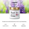 Custom Scented Frosted Cup Soy Wax Candle - Smokeless and Popular