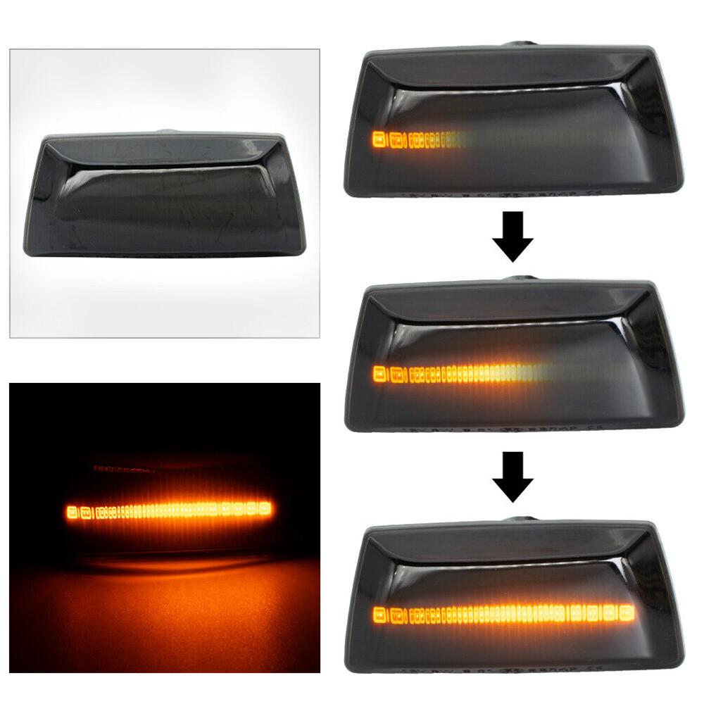 2Pcs LED Side Indicator Amber Lighting Fits For Opel Zafira B Adam Cruze 1713417