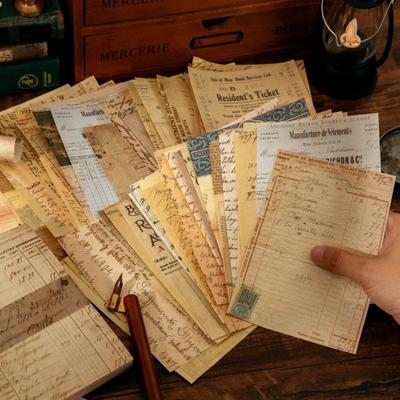 100pcs DIY Scrapbooking Message Material Paper with Creative Flower Decorative 8 Styles Background Paper Memo Pad