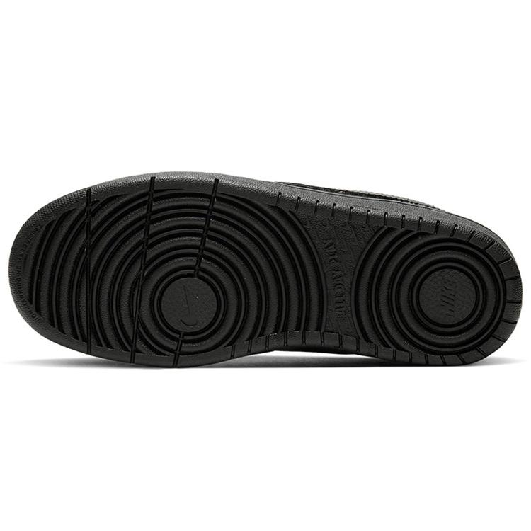 (GS) Nike Court Borough Low 2 'Triple Black' Kids' BQ5448-001
