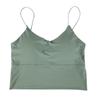 Korean Summer Ice Silk Seamless Camisole with Chest Pads Women's Anti-Exposure Stylish Back Vest