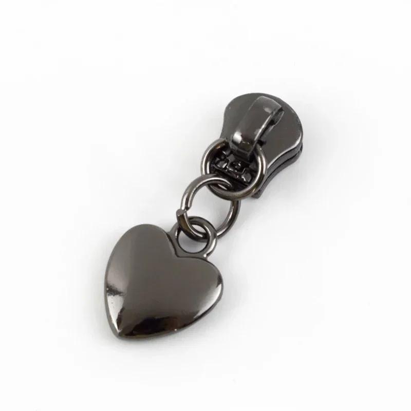 5/10/20Pcs Meetee 5# Zipper Slider for Metal Zips Handbag Purse Zippers Puller Head Jacket Replace Zip Closure Repair Accessory