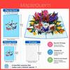Mothers Day 3d Laser Cut Greeting Card With Elegant Design For Expressing Thanks