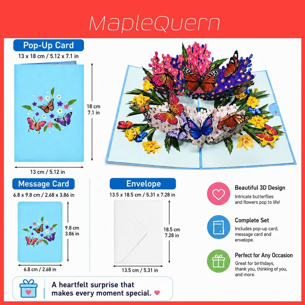 Mothers Day 3d Laser Cut Greeting Card With Elegant Design For Expressing Thanks