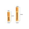 3ml/5ml/10ml/15ml Bamboo Roll on Bottles with Stainless Steel Roller Travel Kit Roller Bottle Portable Mini Refillable Bottles