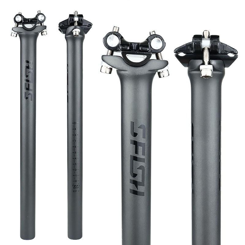 Carbon Fiber Bicycle Seat Post Mountain Road Bikes 27.2mm 30.8mm 31.6mm Diameter 350mm 400mm Length