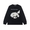 ERD Sad Rich Kid Lip Print Letter Oversized Hoodie Men Women