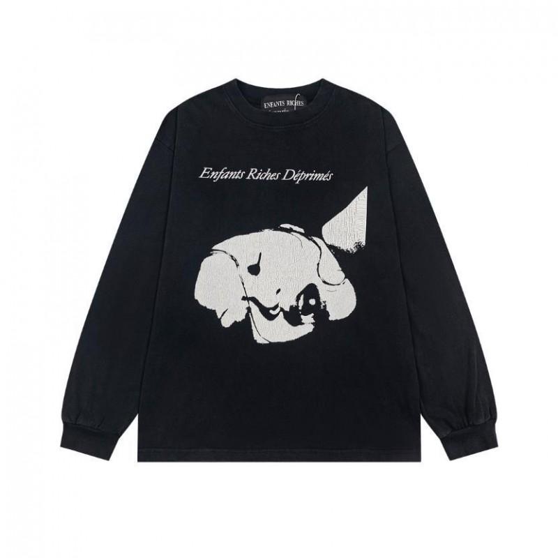 ERD Sad Rich Kid Lip Print Letter Oversized Hoodie Men Women