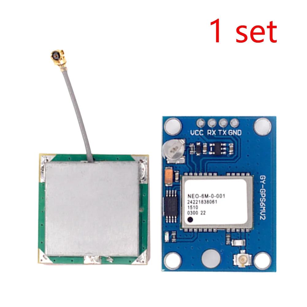 

GY-NEO6MV2 Модуль позиціонування з керуванням польотом GPS Модуль контролера дрона EEPROM MWC APM2.5 3V-5V Велика антена для Arduino 1 SET