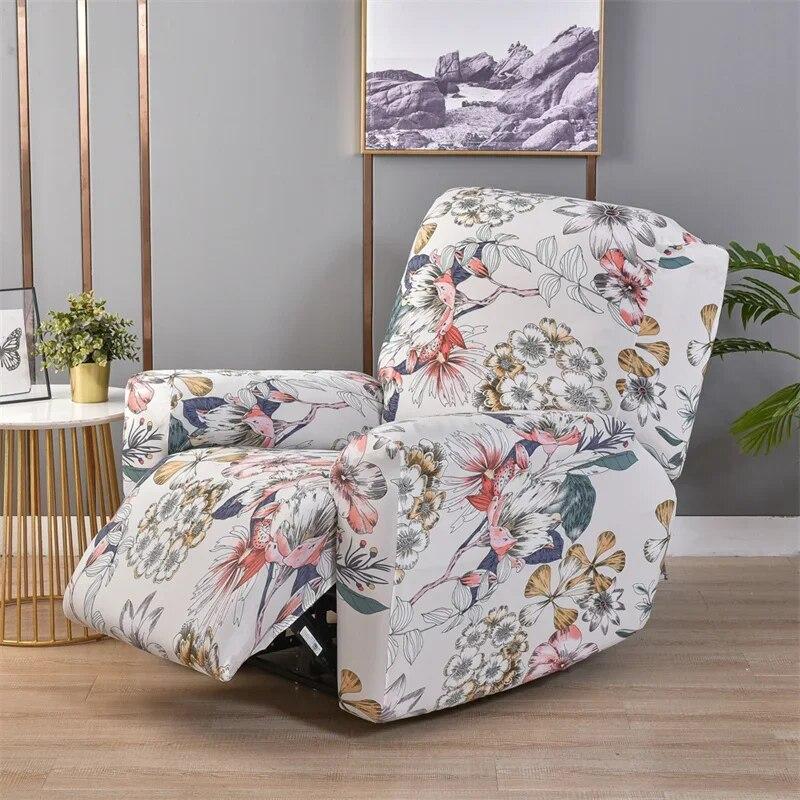Spandex Recliner Chair Cover Lazy Boy Recliner Sofa Covers High Stretch Slipcover 1 Seater Sofa Cover for Living Room Home Decor