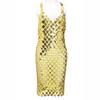 European And American Jewelry, Personalized Nightclub Style V-Neck Suspender Dress, Sexy Geometric Hollow Sequined Body Chain