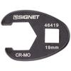 SIGNET 3/8 Drive Crowfoot Wrench, 19mm, 46419