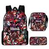 Hell Inn Hazbin Hotel Student School Bag High Value Leisure Oxford Ridge Relief Backpack