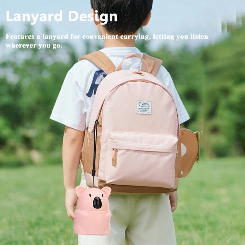 Mini Cute Bluetooth Speaker Portable Cartoon Hifi Sound Loudspeaker TWS Connection Stereo Audio Music Player Type-C Charging