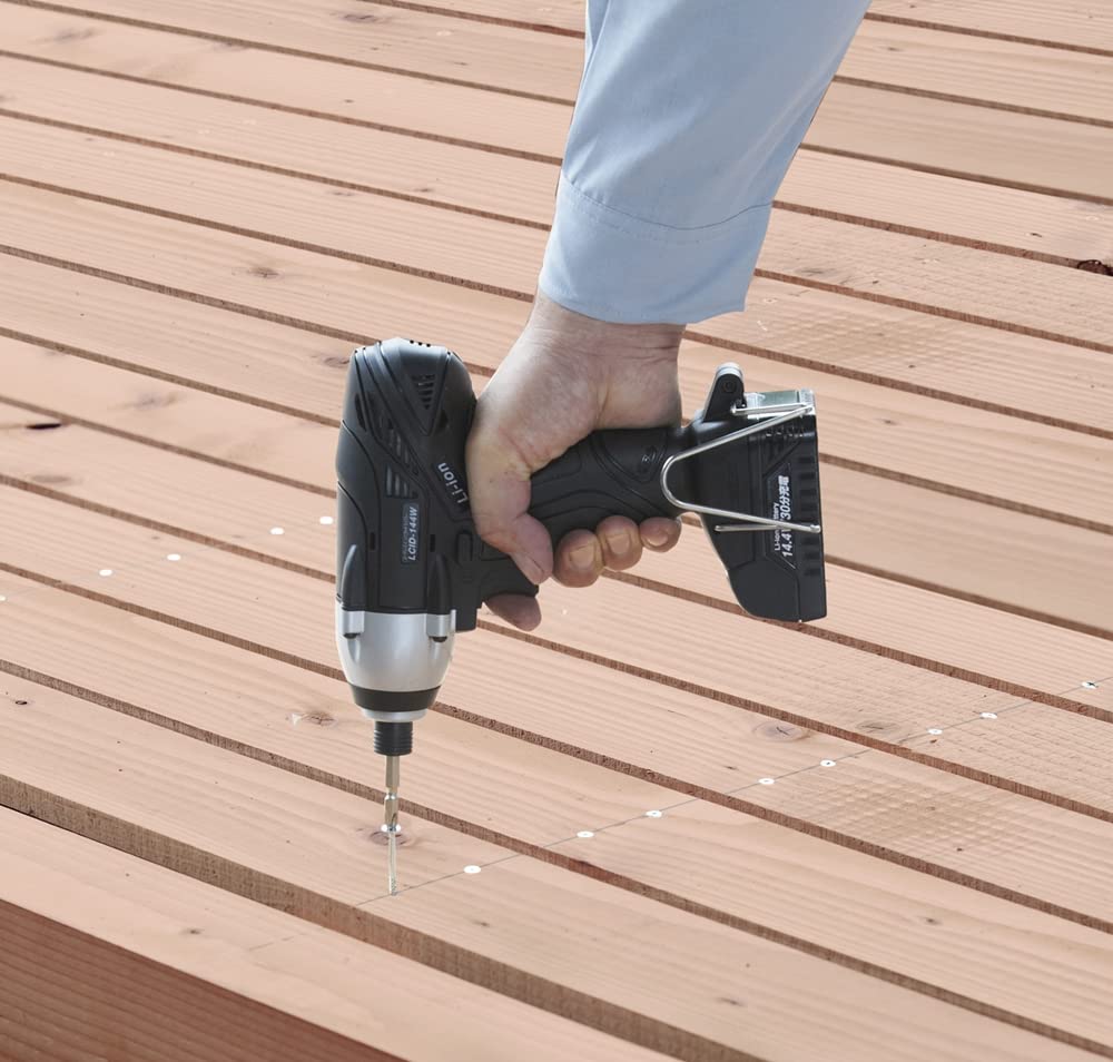 Shinko Shinko Seisakusho Cordless Impact Driver with 2 18cm (SHINKO) Units, DCID-1415W, DCID-1415W, Body Depth 22cm, Body Height 9cm, Body Width